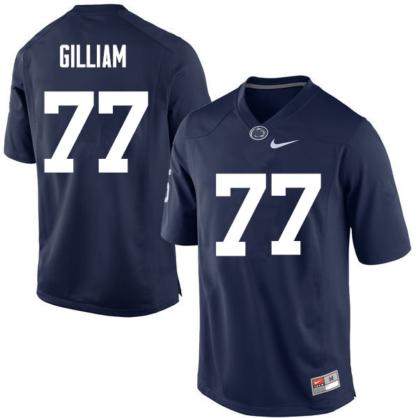 NCAA Nike Men's Penn State Nittany Lions Garry Gilliam #77 College Football Authentic Navy Stitched Jersey NFF2698SV